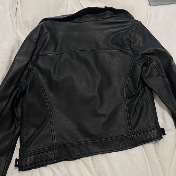 Guess Faux Leather Moto Jacket - Picture 4 of 4